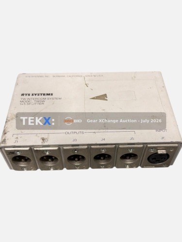 (1) - RTS Systems TW Intercom System TW5W 1x5 Splitter
