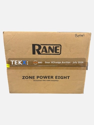 (1) - Rane Zone Power Eight - 8ch, 70V/100V Amplifier