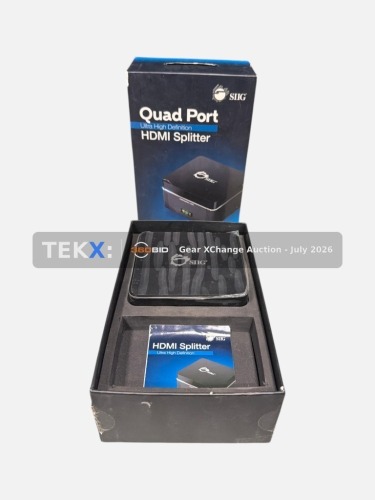 (1) - SIIG Quad Port Ultra HD HDMI Splitter