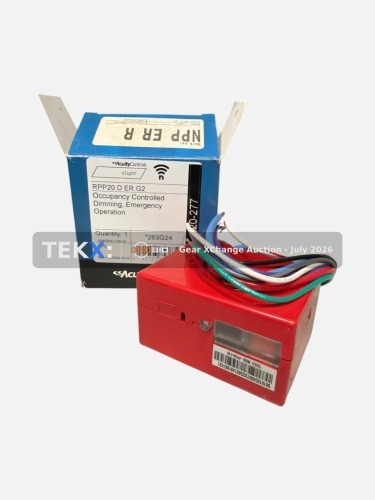 (1) - Acuity Inc. RPP20DERG2 Occupancy Control Dimming, Emergency Opperation