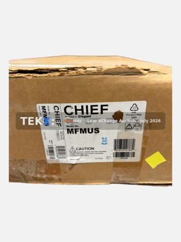 (1) - Chief MFMUS - 3' - 4' Mobile Confidence Cart 15 - 45 Degree Tilt