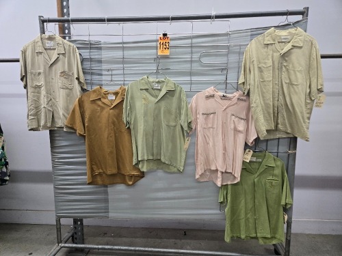 Collection of (6) 1950's era collared shirts