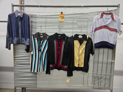 Collection of (5) 1950's era polo's / cardigans