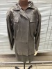 2pc 1980's Era Leather Jacket & Skirt Set - 2