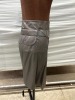 2pc 1980's Era Leather Jacket & Skirt Set - 15