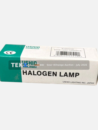 (4) - Ushio Lamp - ANSI Code DXW - T5 Halogen, 120v, 1000w