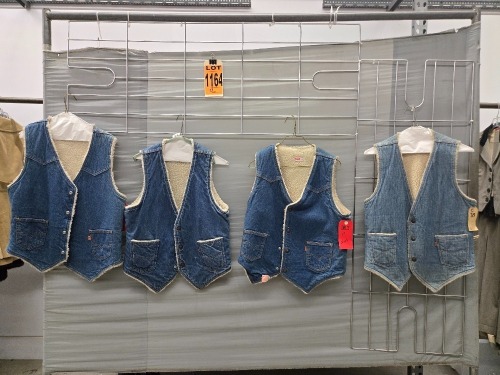 Collection of (4) jean vests