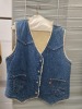 Collection of (4) jean vests - 2