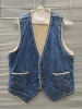 Collection of (4) jean vests - 4