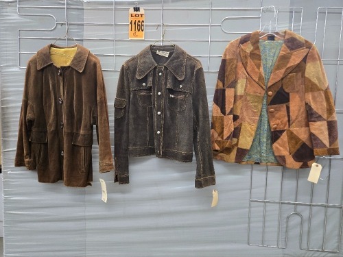 Collection of (3) 1970's era jackets /coats