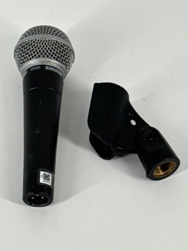 Qty: x5 - SHURE SM58 DYN CARD BLK XLR3M MIC