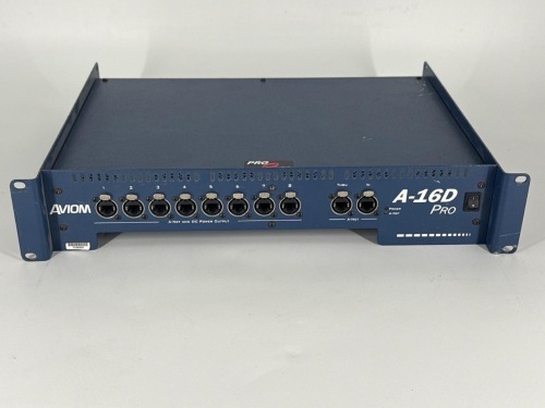 Qty: x2 - AVIOM A-NET DISTRIBUTOR A16D PRO