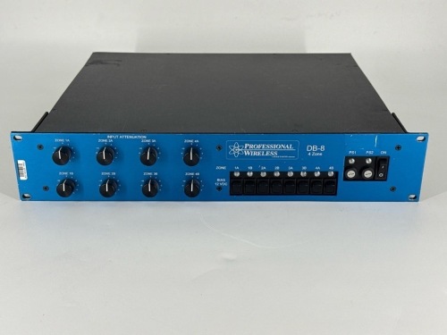 Qty: x2 - PWS 4X4 4-ZONE WB DB-8 RF DIST UHF