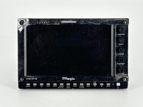 Qty: x2 - TVLOGIC LVM-071W MONITOR 7IN LCD 960X540