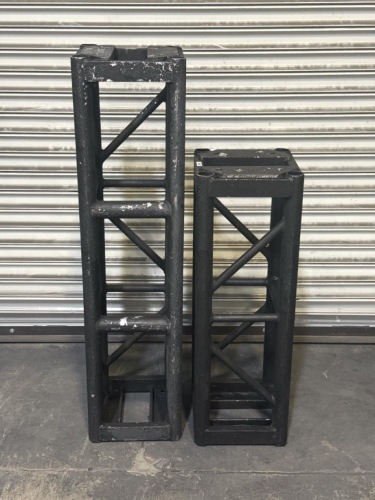 TRUSS TOWER 12IN X 12IN BOLT TCAT MK1 BLK - 1x 3FT , 1x 4FT