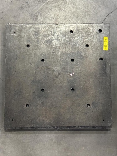 Qty: x2 - TRUSS BASE STEEL 24IN SQ X 1.00IN 60LB [12+20]
