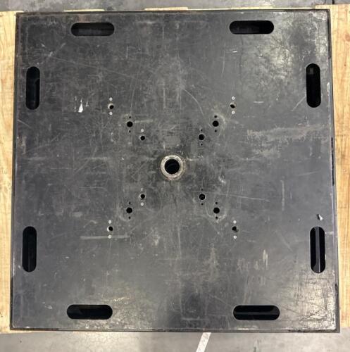 Qty: x2 - TRUSS BASE STEEL 36"SQ 112LB - 12+20