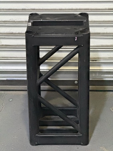 Qty: x4 - TRUSS TOWER 12IN X 12IN BOLT TCAT MK1 BLK 2FT