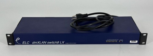 ELC NET SWITCH MGD 1GB X 8, ETHERCON FIBER MM SC X2 DMXLAN