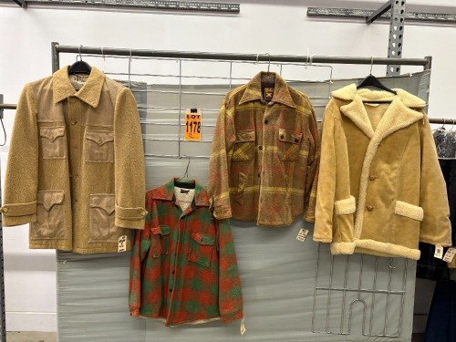 Collection of (4) 1970's era jackets & coats
