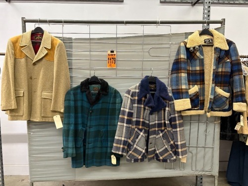 Collection of (4) 1970's era jackets & coats