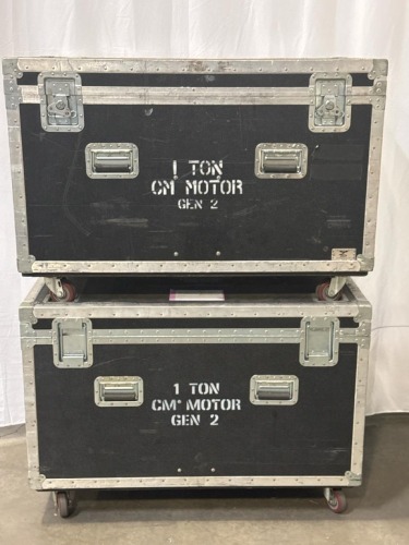 Qty: x2 - CASE HOIST CM 1T-GEN2 X2 45X31X25