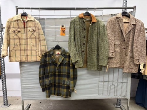 Collection of (4) 1970's era jacket