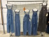 Collection of (5) 1990's era denim overalls