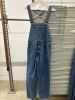 Collection of (5) 1990's era denim overalls - 2