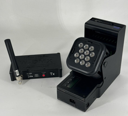 Qty: x7 - CHROMA-Q COLOR CHARGE + LED UPLIGHT W/ CHARGING CASE