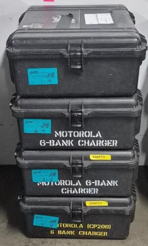 Qty: x4 - PELICAN 1600 CASE