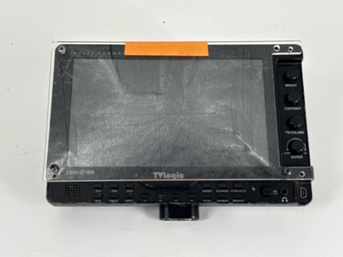 Qty: x2 - TVLOGIC SRM-074W 7" HI-BRIGHT MONITOR 1024X600 LCD