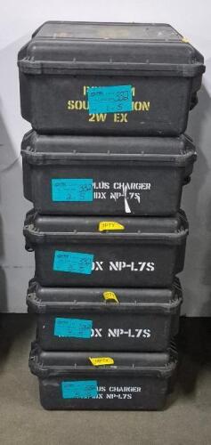 Qty: x5 - PELICAN 1550 CASE