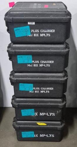 Qty: x5 - PELICAN 1550 CASE