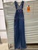 Collection of (4) denim overalls - 6