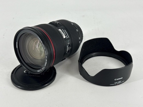CANON IS USM 24-70MM F/4L EF CAMERA LENS