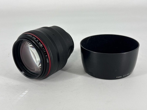 CANON II USM 85MM PRIME F/1.2 CAMERA LENS