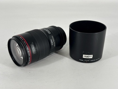 CANON USM IS 100MM PRIME F/2.8 EF CAMERA LENS