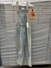 Collection of (4) denim overalls - 12