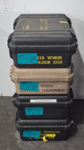 Qty: x4 - PELICAN 1500 CASE