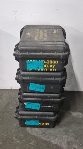 Qty: x4 - PELICAN 1450 CASE