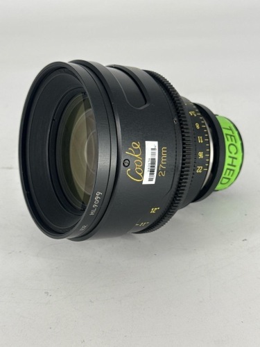 COOKE S4 27MM PRIME T2.0 PL CAMERA LENS