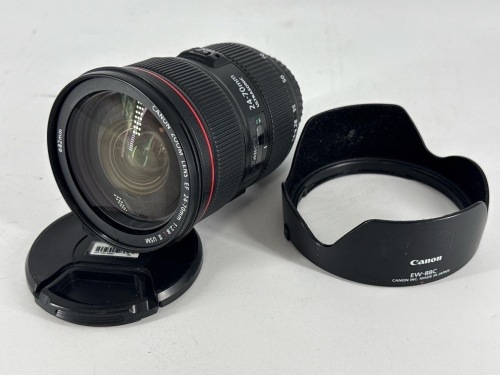 CANON IS USM 24-70MM F/4L EF CAMERA LENS
