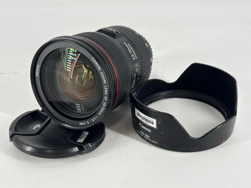 CANON IS USM 24-70MM F/4L EF CAMERA LENS