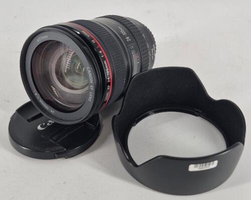CANON IS USM 24-105MM F/4L EF CAMERA LENS