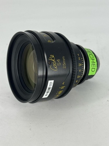 COOKE S4 25MM PRIME T2.0 PL CAMERA LENS
