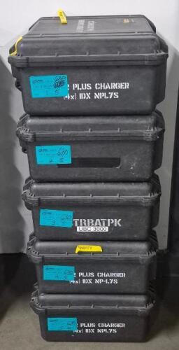 Qty: x5 - PELICAN 1550 CASE