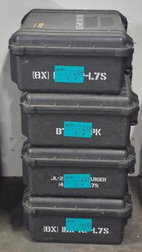 Qty: x4 - PELICAN 1550 CASE