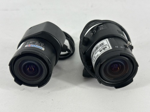 Qty: x2 - COMPUTAR CS 2.8-12MM F/1.4 1/3in CAMERA LENS