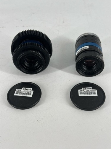 Qty: x2 - LINOS WITH F-I GEARS C IMS 35MM CAMERA LENS